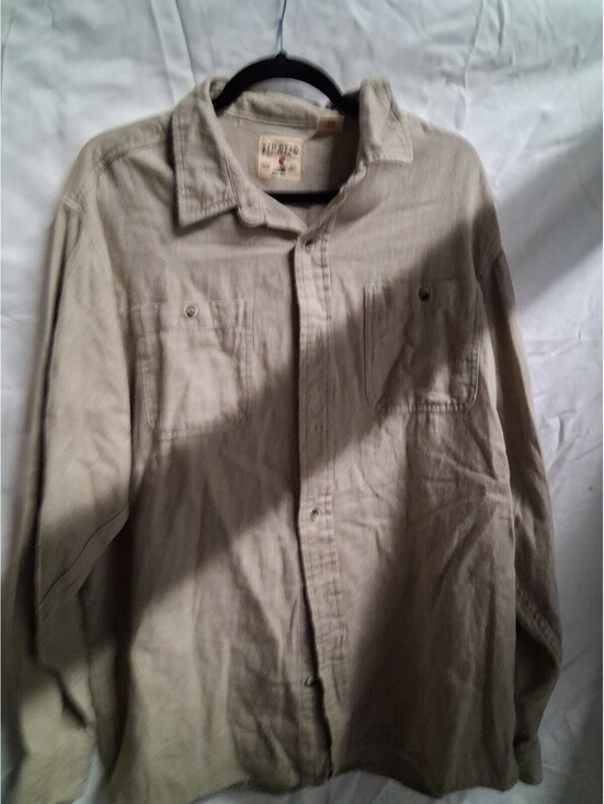 RedHead Other - RedHead Men's XL Bear Creek Solid LS Flannel Button-Up Shirt Commander Heather